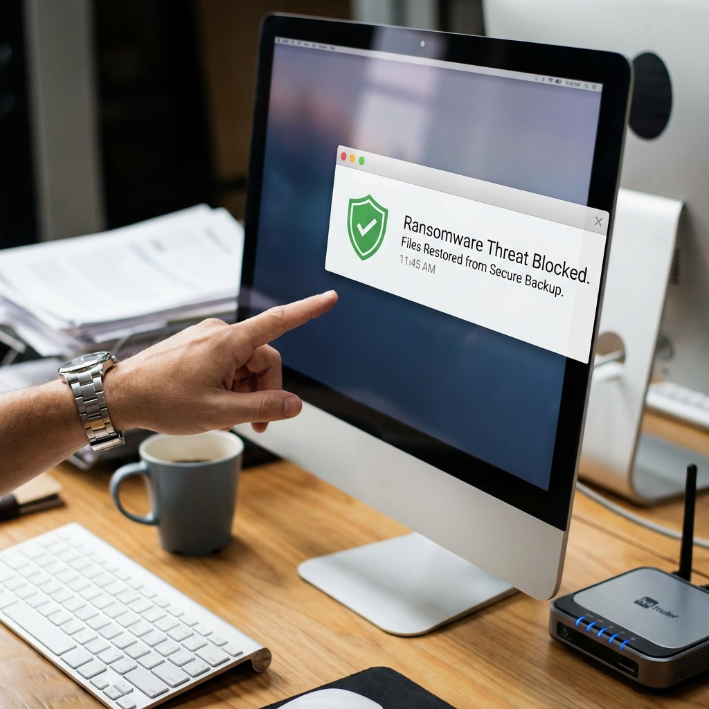 Ransomware Protection for Small Business - Main Concept