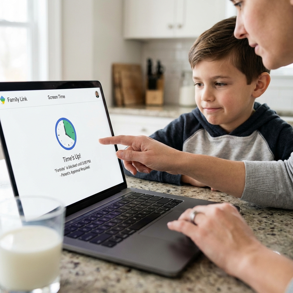 Parental Controls: Keeping Kids Safe Online - Main Concept